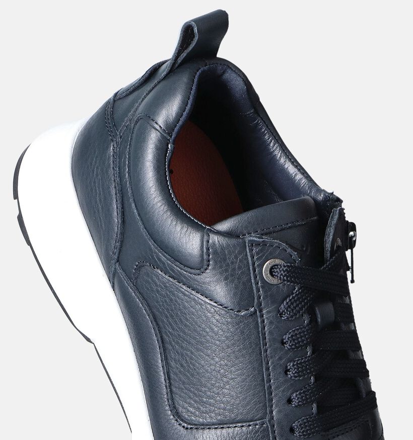 Xsensible Basel Blauwe Veterschoenen voor heren (356536) - geschikt voor steunzolen
