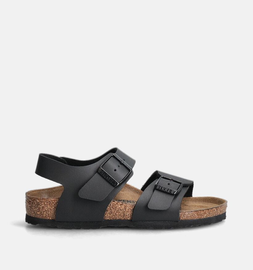 Birkenstock New York Zwarte Sandalen voor jongens, meisjes (352397)
