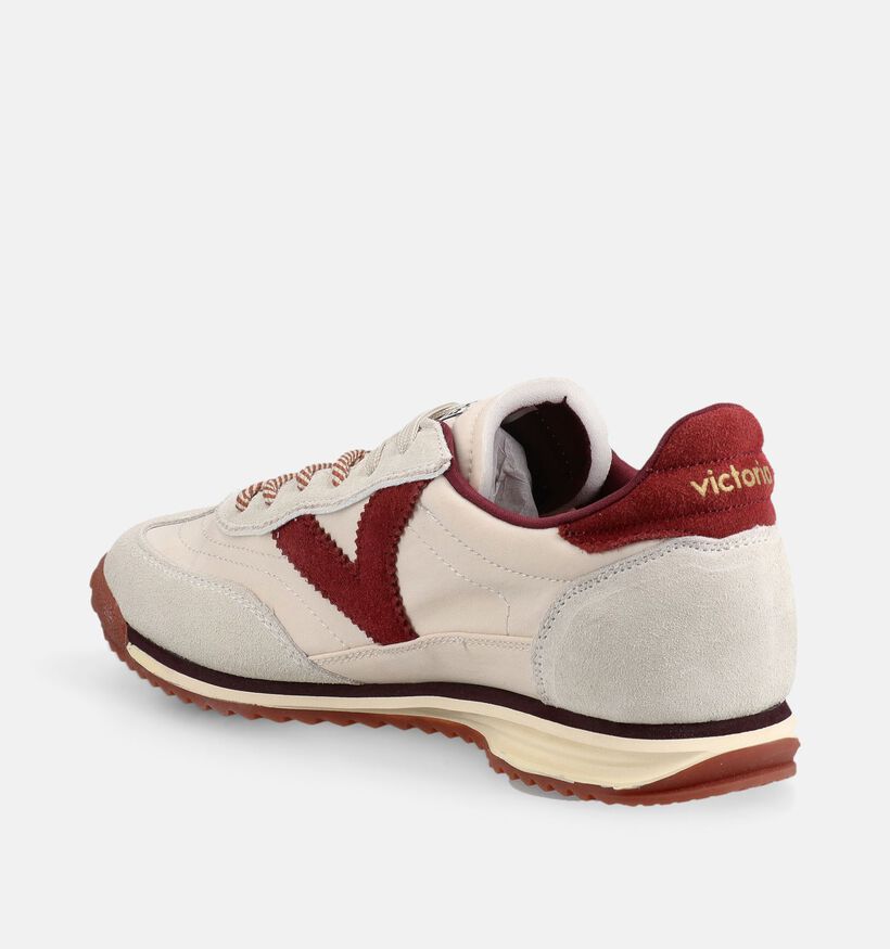 Victoria Ecru Veterschoenen voor dames (378884) - geschikt voor steunzolen