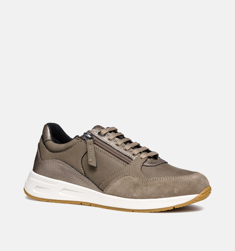Geox Bulmya Taupe Sneakers voor dames (344230)