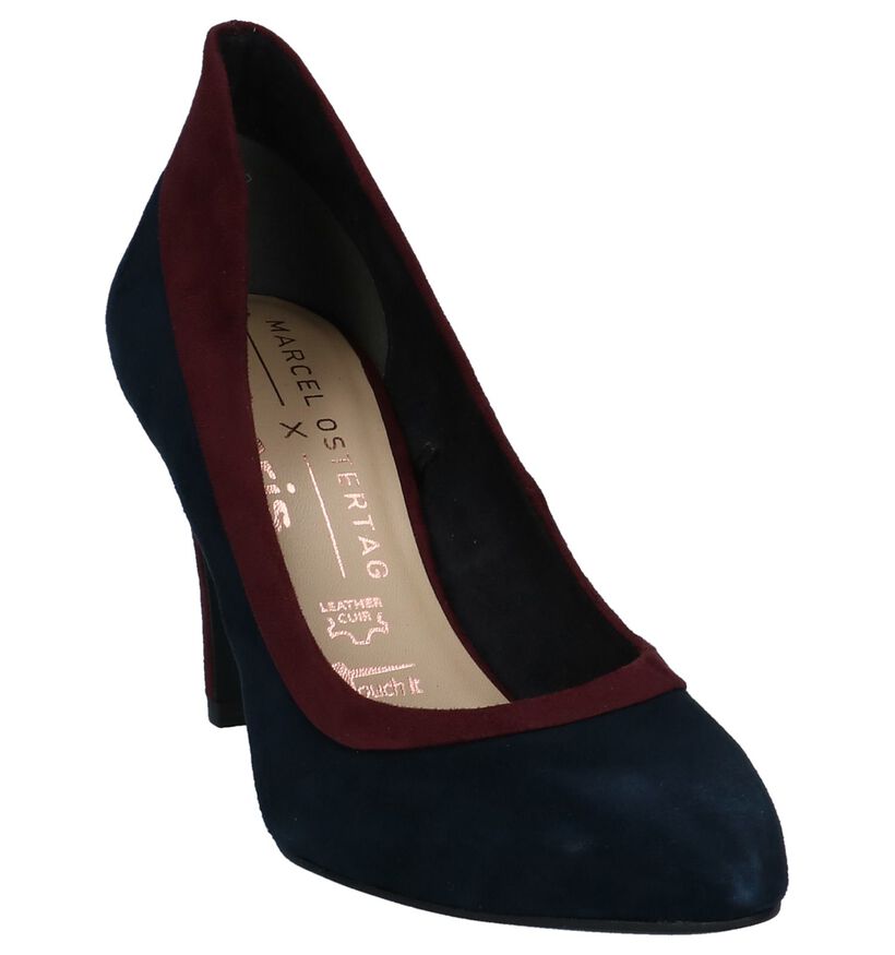 Tamaris Escarpins classique en Bleu foncé en daim (226761)