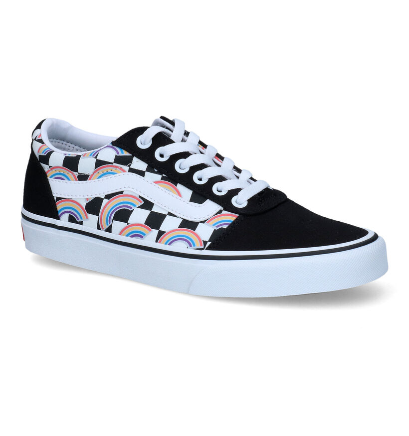 Vans Ward Zwarte Skate sneakers voor dames (327991)