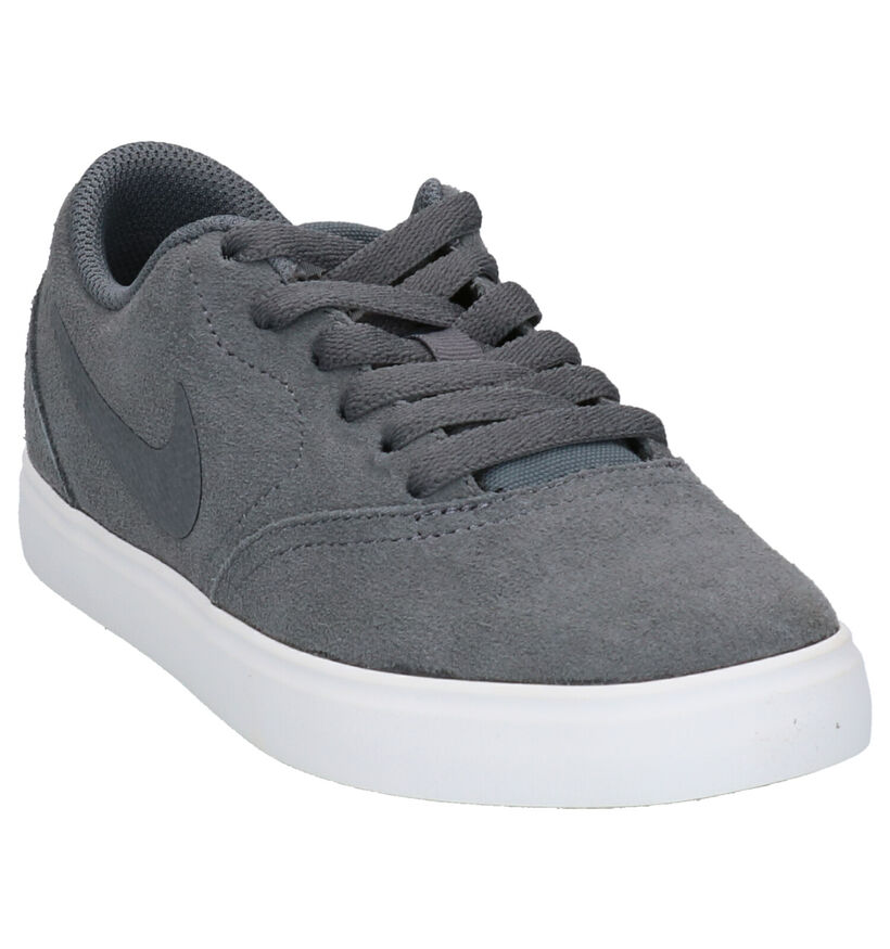 Nike SB Check Zwarte Sneakers in daim (254083)