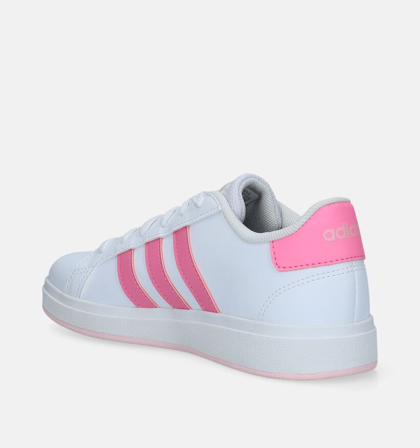 adidas Grand Court 2.0 K Witte Sneakers voor meisjes (341678)