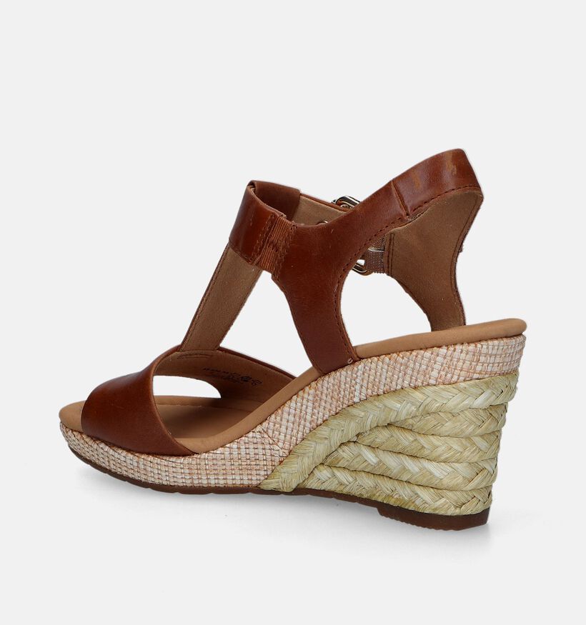 Gabor Comfort Cognac Sandalen Met Sleehak voor dames (339492)