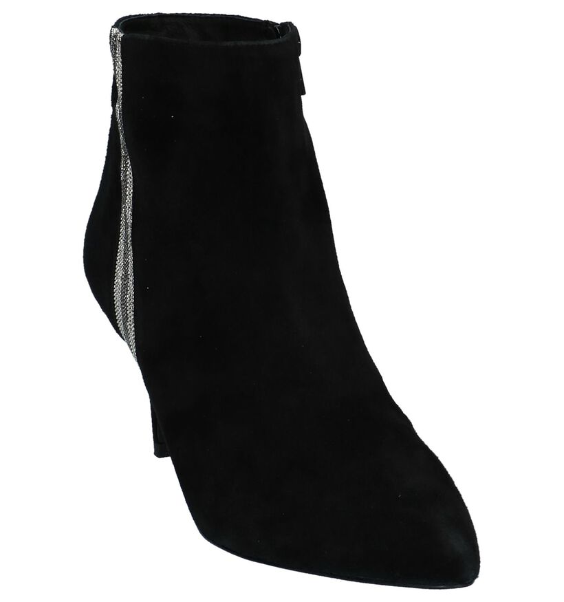 DNA Bottines à talons en Noir en daim (232125)