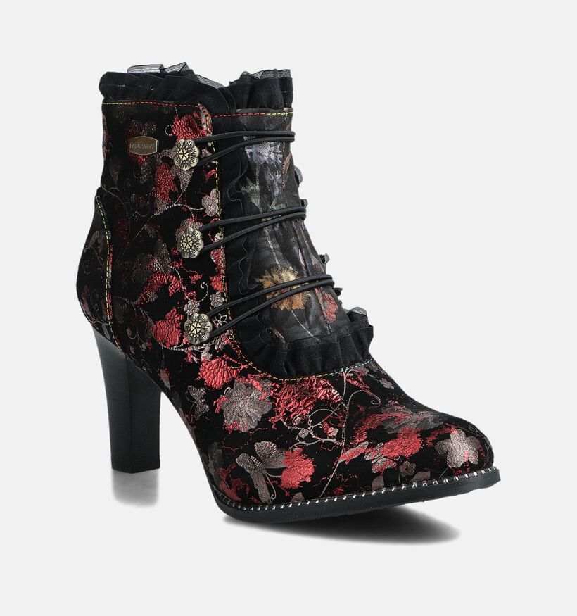 Laura Vita Alcbaneo Bottines à talons en Noir pour femmes (364969)