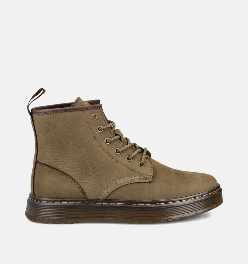 Dr. Martens Brooklyn Chukka 6 Eye Kakigroene Boots voor heren (368296) - geschikt voor steunzolen