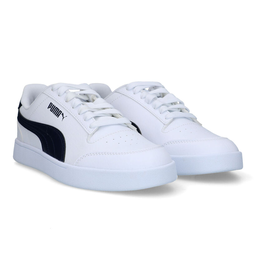 Puma Shuffle Baskets en Blanc pour femmes (318647) - pour semelles orthopédiques