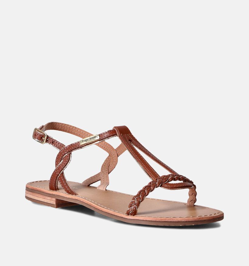 Les Tropeziennes Happy Bruine Sandalen voor dames (356822)