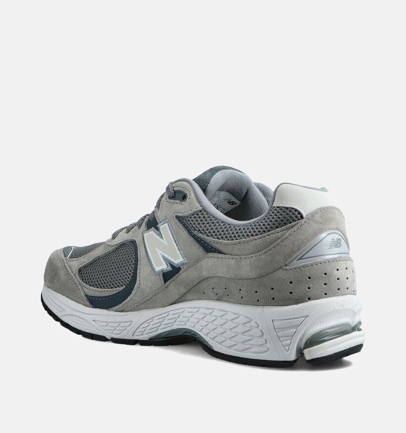 New Balance 2002 Baskets en Gris pour hommes (366250) - pour semelles orthopédiques