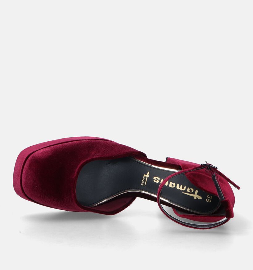 Tamaris Escarpins Velour plateforme en Vert pour femmes (330530)