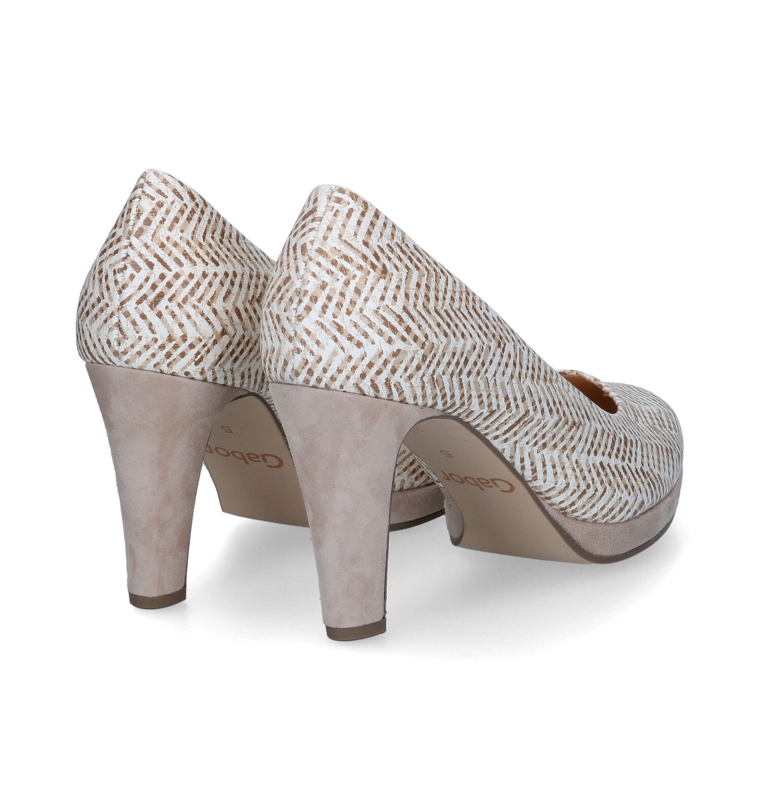 Witte pumps gabor sale