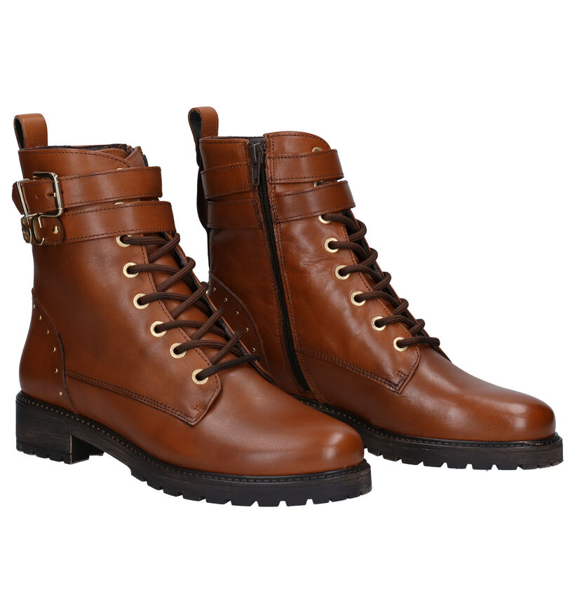 Scapa Cognac Boots in leer (281227)