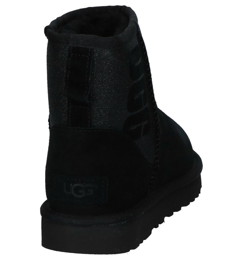 Zwarte Boots UGG Classic Mini in daim (223597)