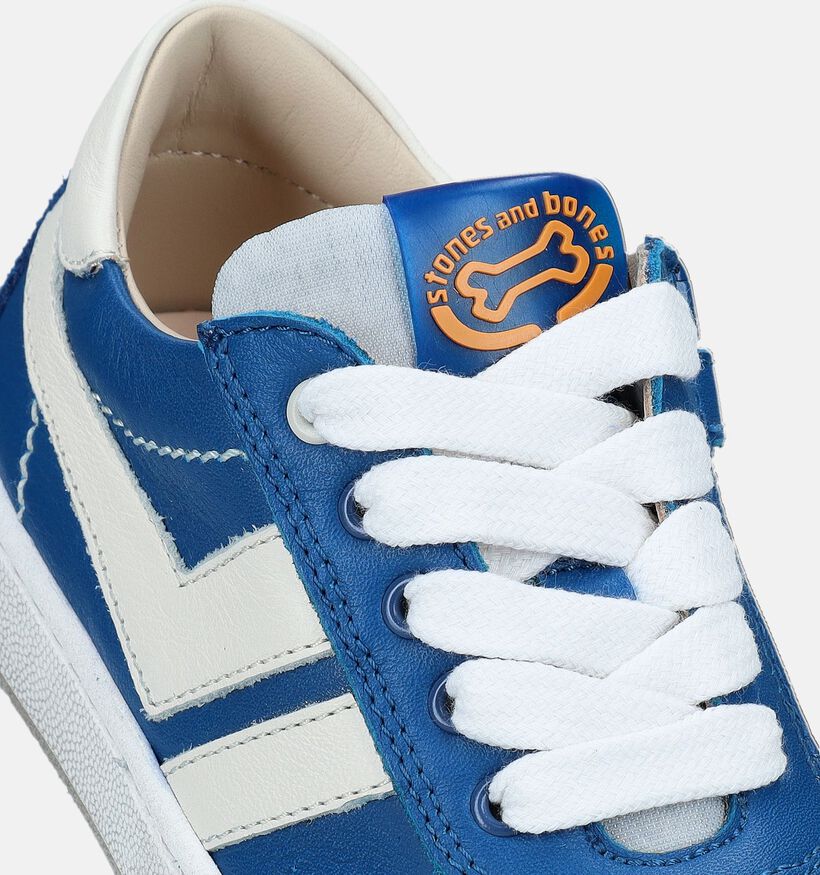 STONES and BONES Novas Blauwe Lage schoenen voor jongens (336813) - geschikt voor steunzolen