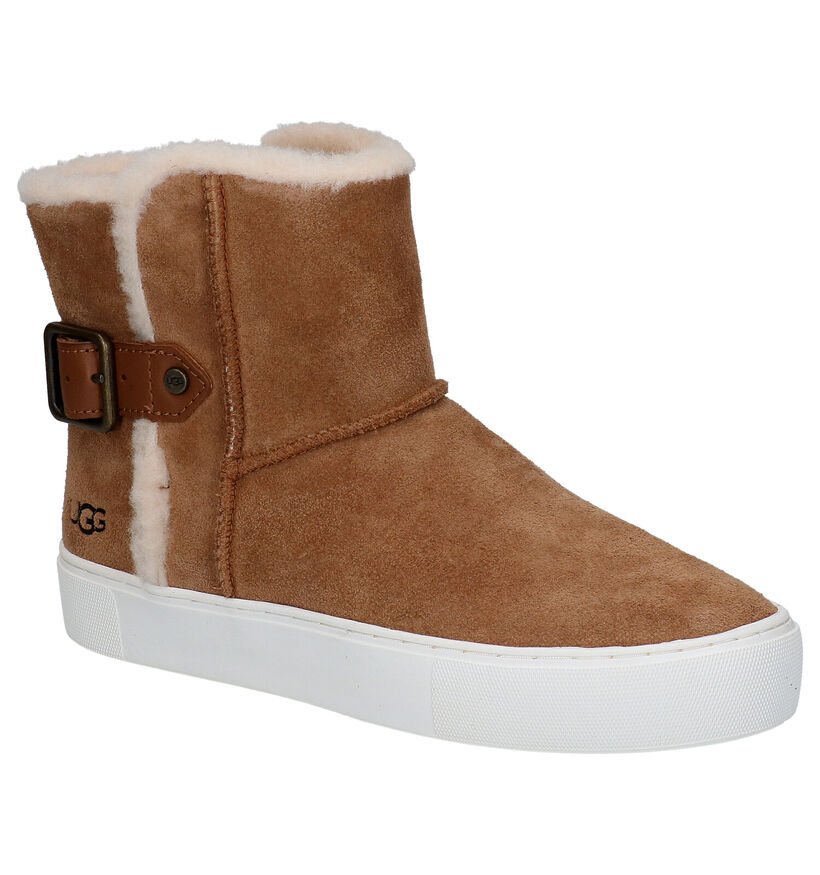 UGG Aika Cognac Boots in daim (280471)