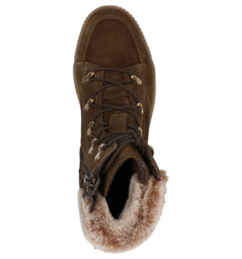 Tamaris Gele Boots in daim (261555)