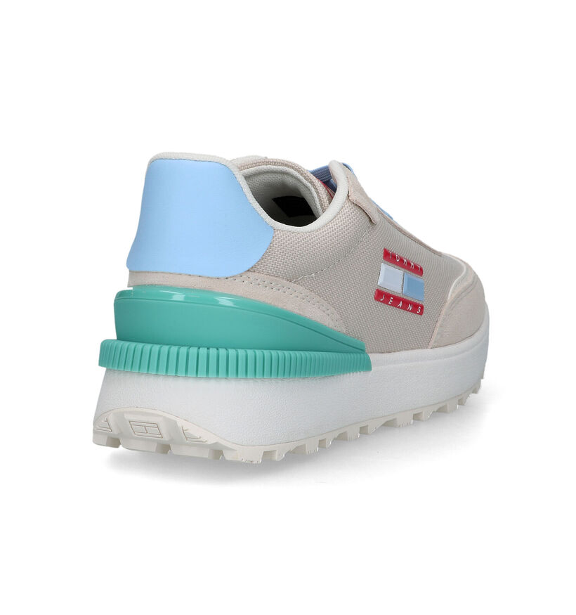 Tommy Hilfiger Ace Tommy Jeans Baskets en Beige en simili cuir (318206)
