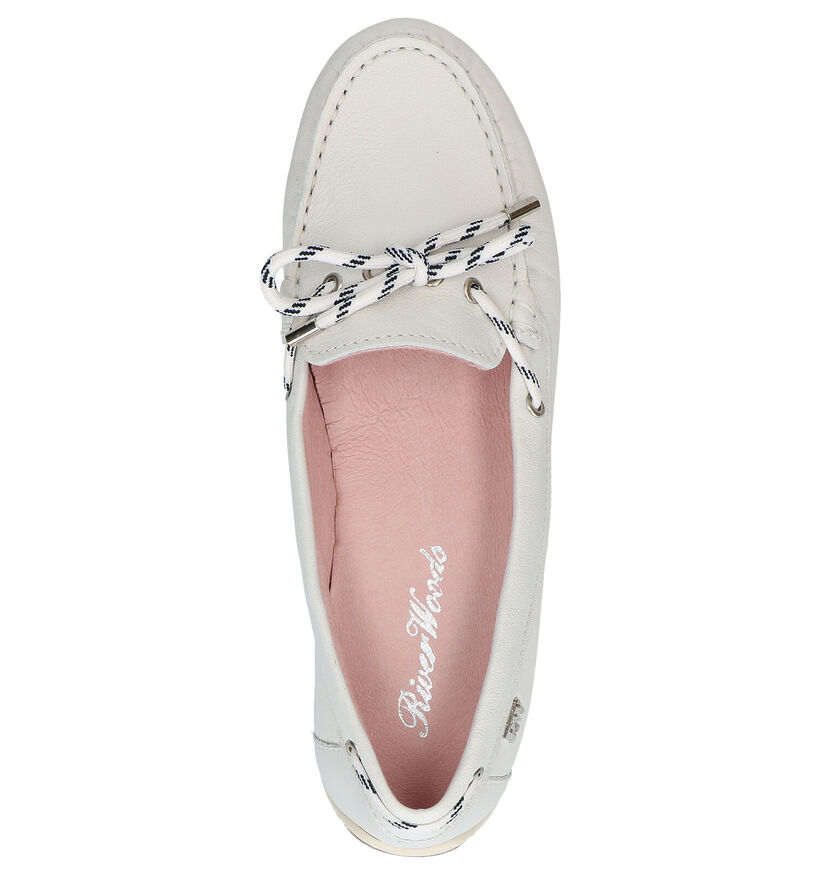 River Woods Mocassins en Blanc en cuir (271156)