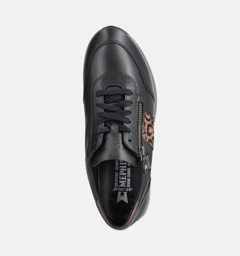 Mephisto Louma Chaussures à lacets en Noir pour femmes (362722) - pour semelles orthopédiques