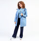 Vero Moda Asta Quilt Coated Imperméable en Bleu pour femmes (334174)