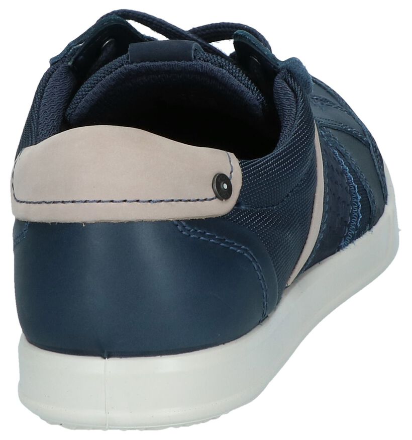 Donkerblauwe Casual Schoenen ECCO Collin 2.0 in stof (250275)