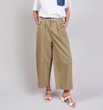 Ador&eacute; Broeken Wit/Groen