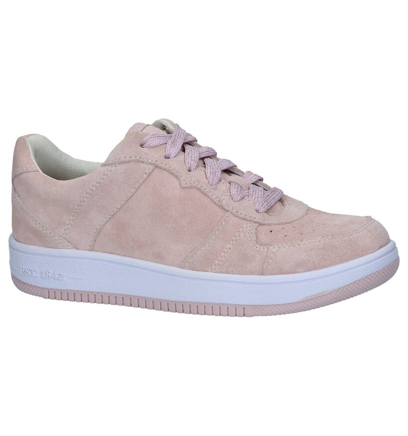 Roze Sneakers Milo & Mila in daim (247494)