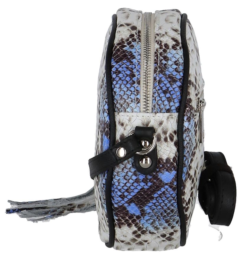 Blauwe Crossbody Tas Dolce C. Circle Bag Leder voor dames (255565)