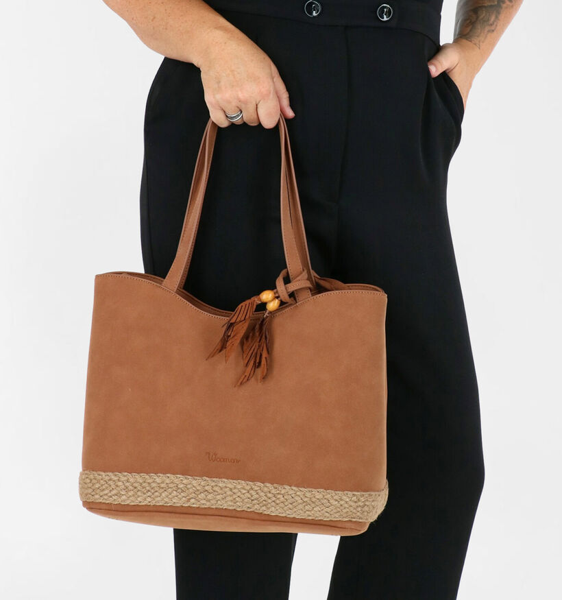 Woomen Anemone Vegan Cognac Shopper in kunstleer (283137)