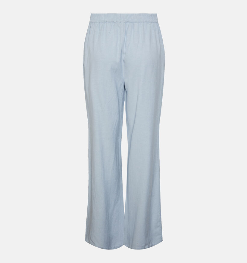 Pieces Milano Pantalon large en Bleu pour femmes (334074)