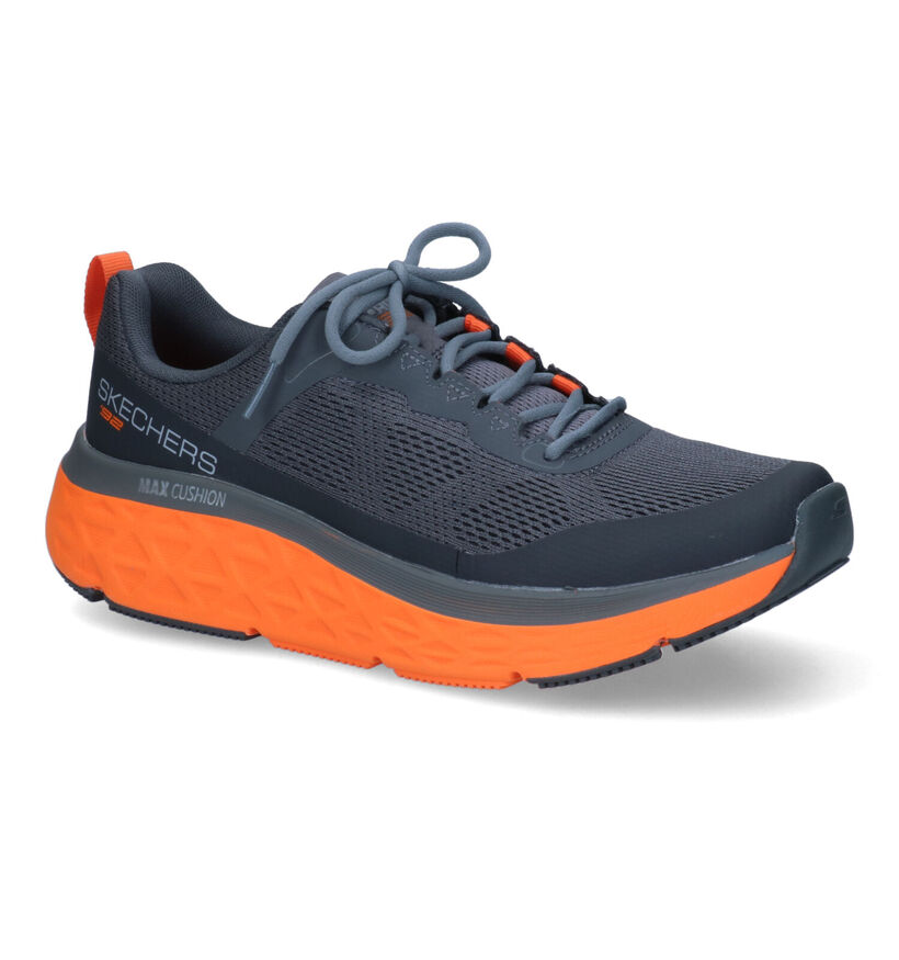 Skechers Max Cushioning Delta Baskets en Gris en textile (305994)