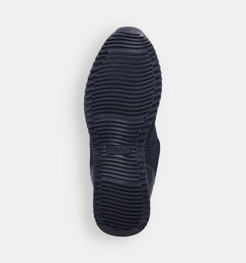 Mexx Gitte Glitter Ellen Donkerblauwe Geklede Sneakers voor dames (367253) - geschikt voor steunzolen