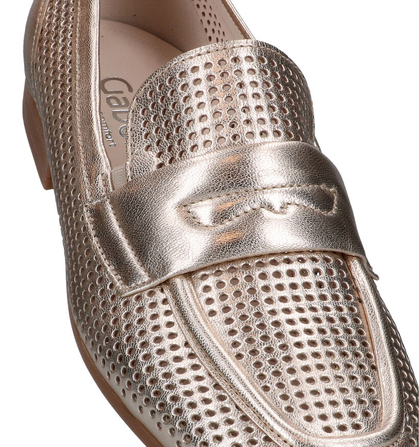Gabor Comfort Gouden Loafers voor dames (323345)