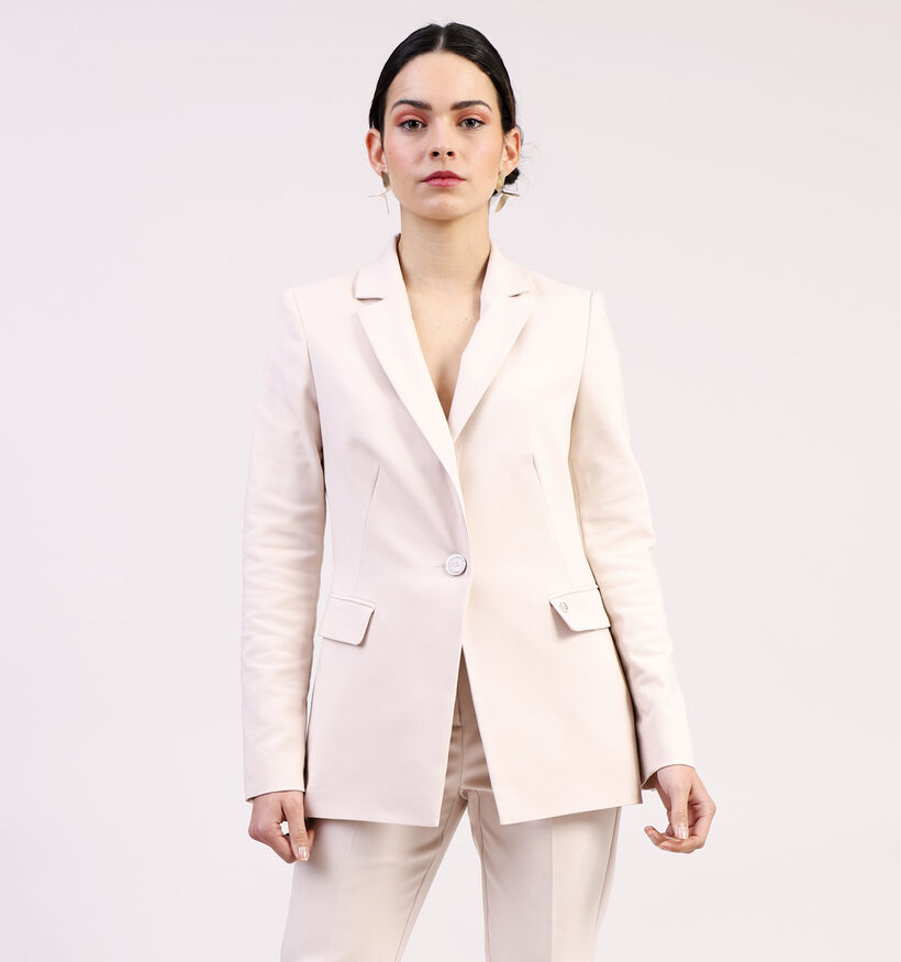 comma Beige Getailleerde Blazer (324092)