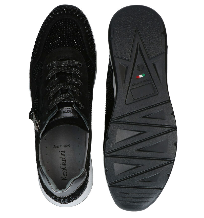NeroGiardini Zwarte Sneakers in nubuck (278975)