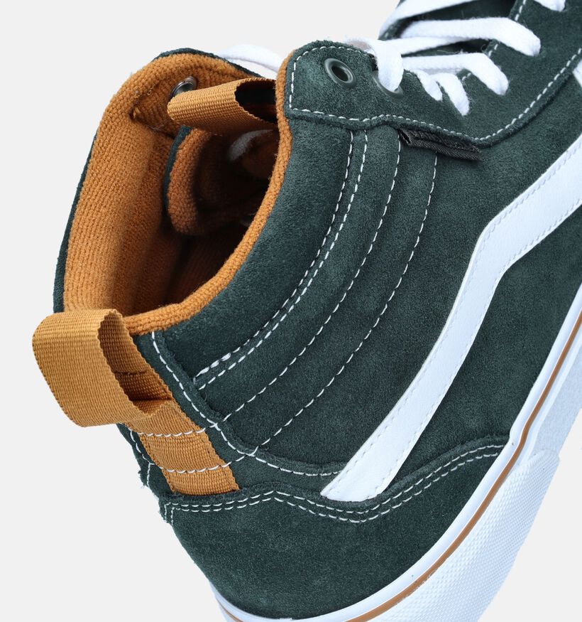 Vans Filmore Hi Vansguard Baskets de skate en Vert pour hommes, garçons (343773)