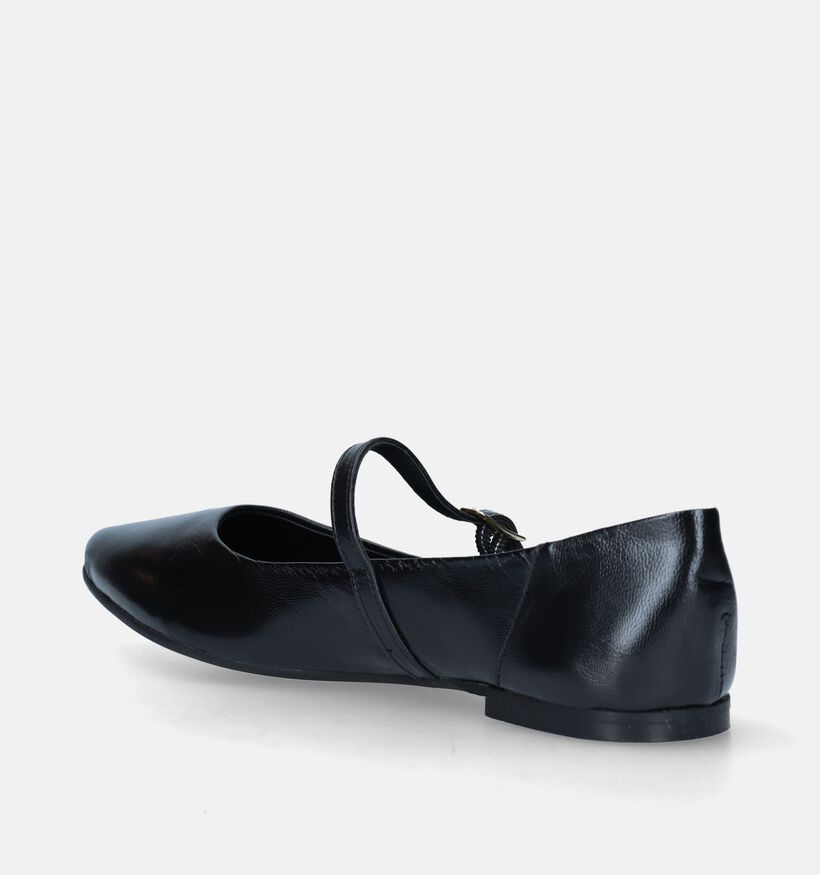 Laurent David Strap Ballerines en Noir pour femmes (346905)