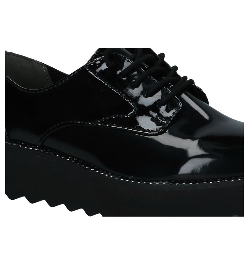 Zwarte Laké Oxford Veterschoenen Tamaris TOUCH it in kunstleer (226682)