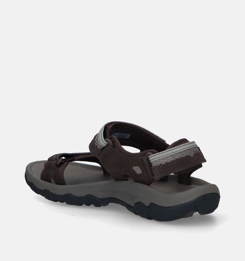 Teva Hudson Sandales de marche en Taupe pour hommes (354635)