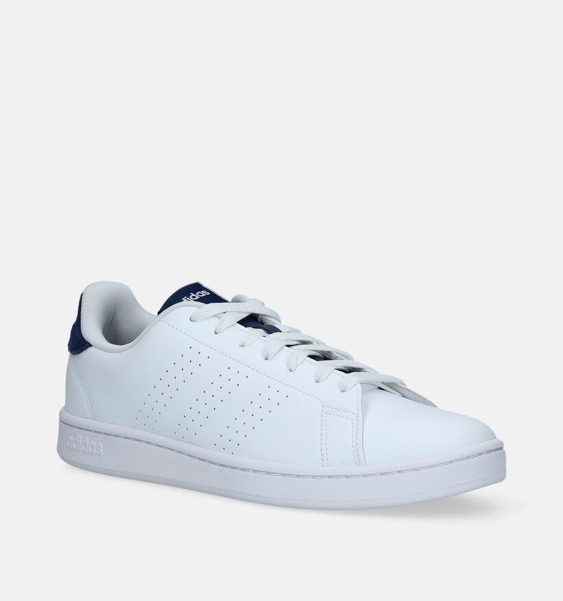 adidas Advantage Baskets en Blanc pour hommes, garçons (341491)