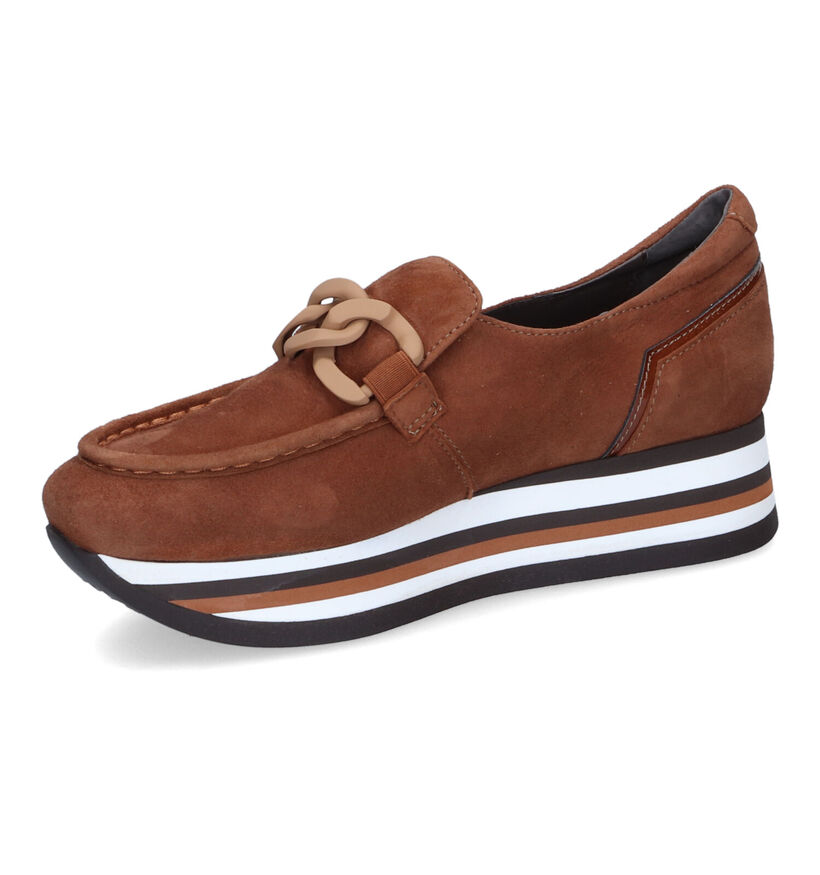 Softwaves Chaussures à enfiler en Cognac pour femmes (316729)