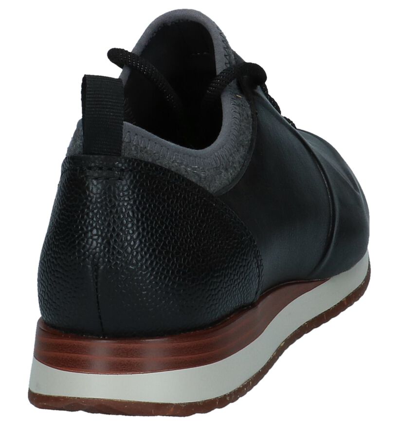 Zwarte Veterschoenen Clarks Hero Fuse in leer (226537)