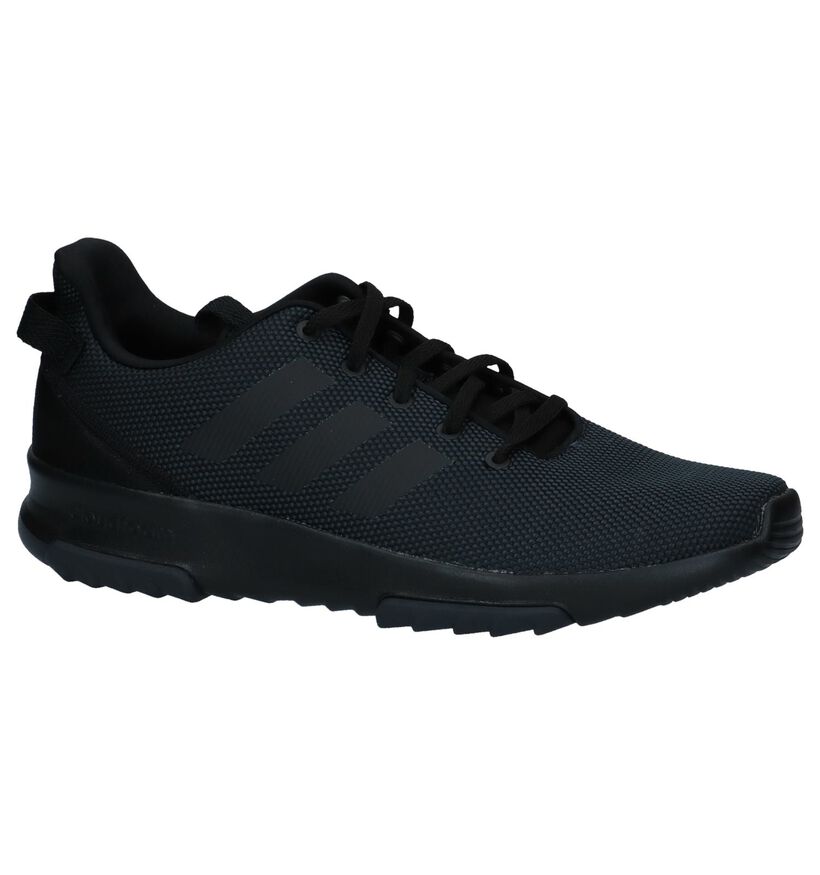 adidas Cloudfoam Racer Zwarte Sneakers in stof (221785)