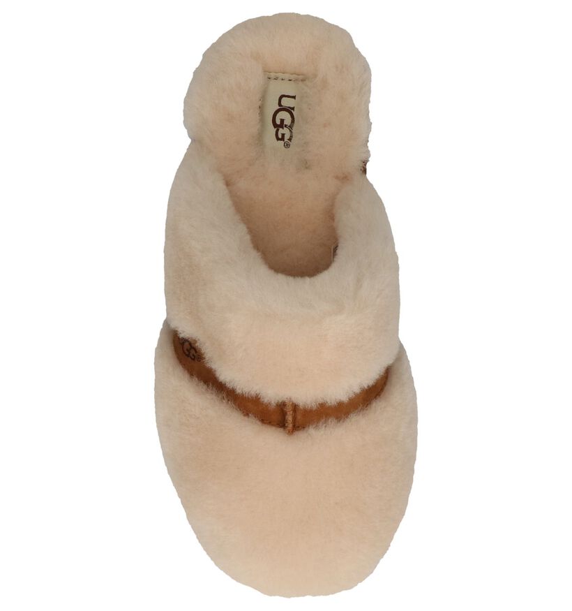 UGG Pantoufles ouvertes en Écru en laine (200158)