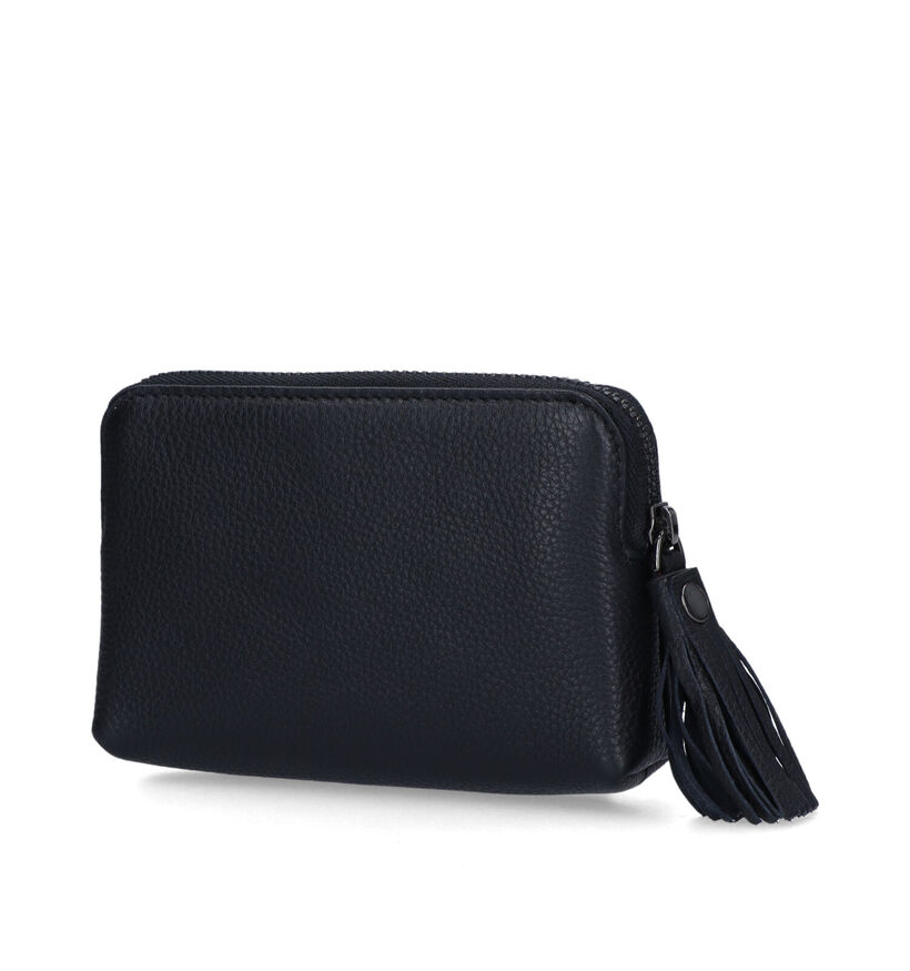 Euro-Leather Porte-monnaies en Noir pour femmes (365190)