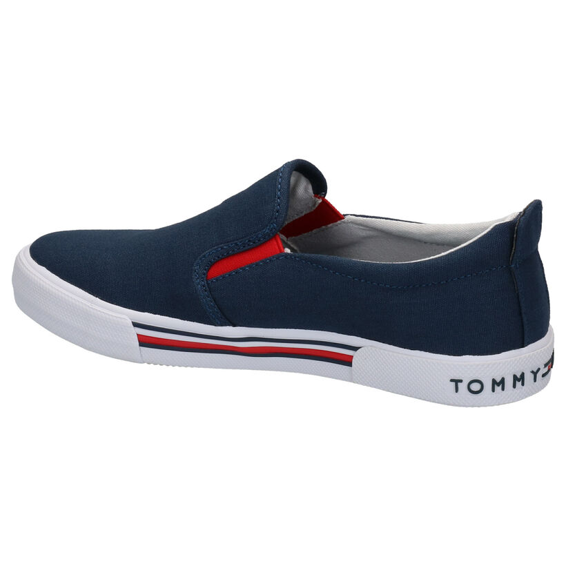 Tommy Hilfiger Mocassins en Bleu foncé en textile (285660)