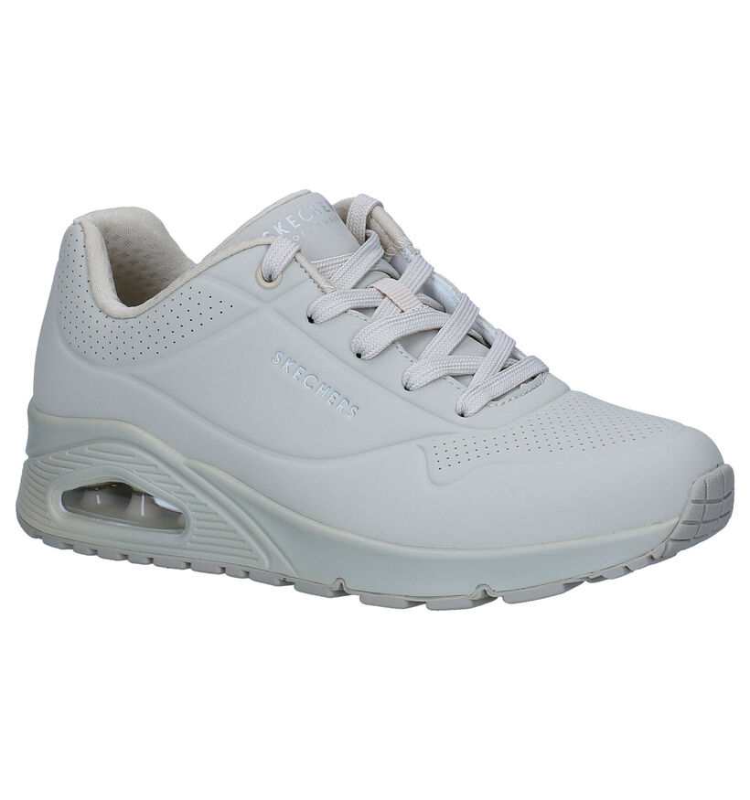 Skechers Uno Stand On Air Baskets en Blanc pour femmes (334201)