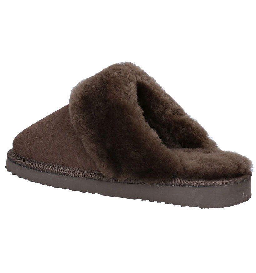 Warmbat Flurry Cognac Pantoffels voor dames (346207)
